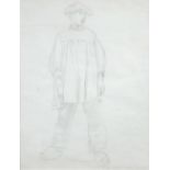 § Henry Lamb, MC (British, 1883-1960) Study of a Breton Peasant Boy pencil 25 x 19cm (10 x 7in)