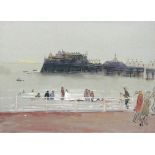 § Robin Guthrie (British, 1902-1971) Brighton Pier watercolour 26 x 39cm (10 x 15in) Robin Guthrie