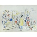 § Steven Spurrier, RA (British, 1878-1961) The Centre of the Fair and Circus scenes the first signed