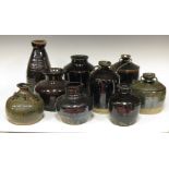 Nine various Henan type jars