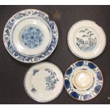 Three Chinese and Delft plates together with a Song dingyao dish and four others (8)