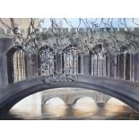 § Peter Knuttel (British, b.1945) The Bridge of Sighs, St. John's College, Cambridge inscribed