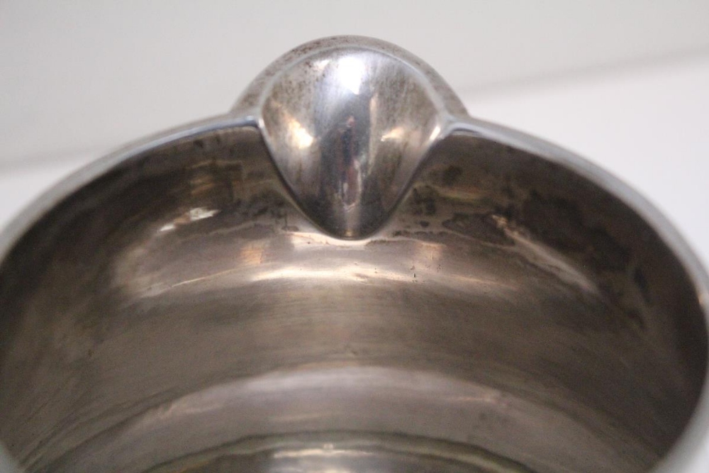 A George III silver brandy saucepan, by Charles Wright, London 1773, of plain baluster form with - Image 4 of 4