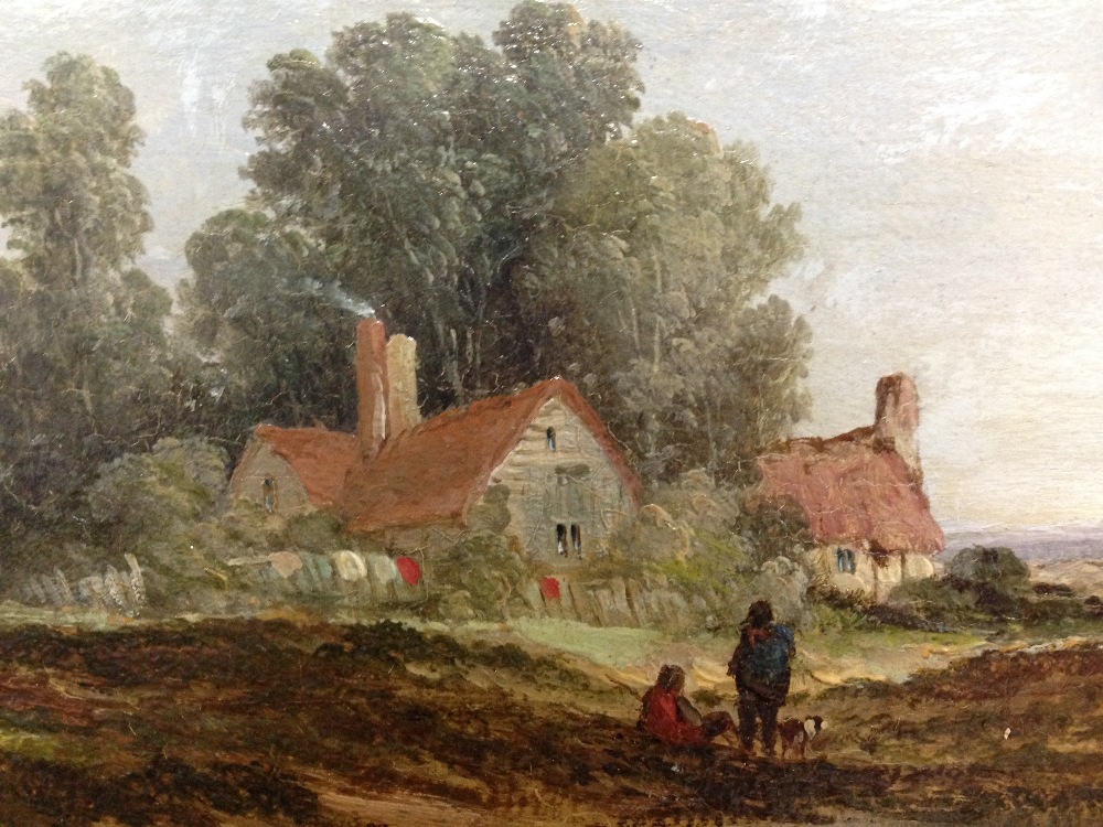 Edward Charles Williams (British, 1781-1855) A rural landscape, near Weybridge, Surrey oil on - Image 3 of 5