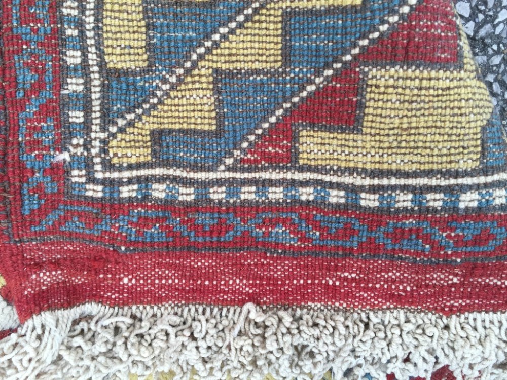 A Turkish rug, of Caucasian design 193 x 127cm (75 x 50in) Good colours and good pile levels - Image 2 of 3