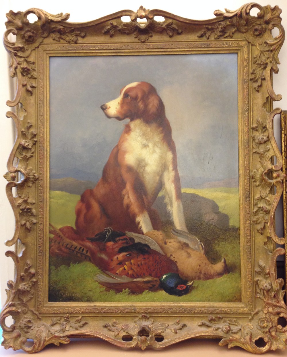 William Gillard (British, second half of 20th Century) A red and white setter with dead game - Image 2 of 7