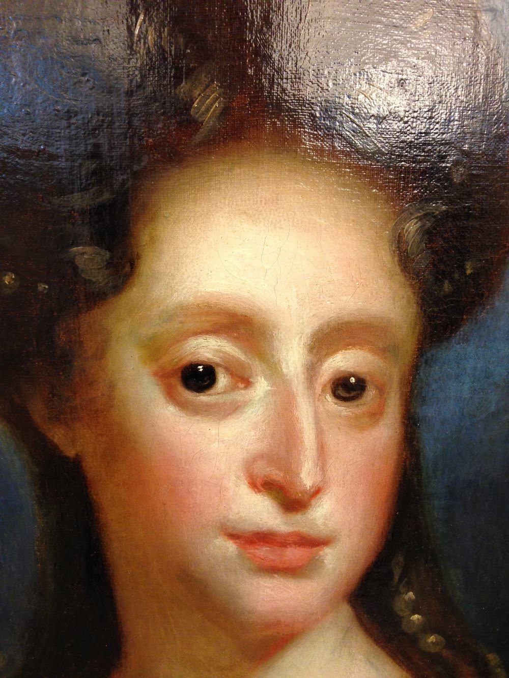 English School (circa 1700) Portrait of a lady, traditionally identified as Barbara, Duchess of - Image 3 of 8