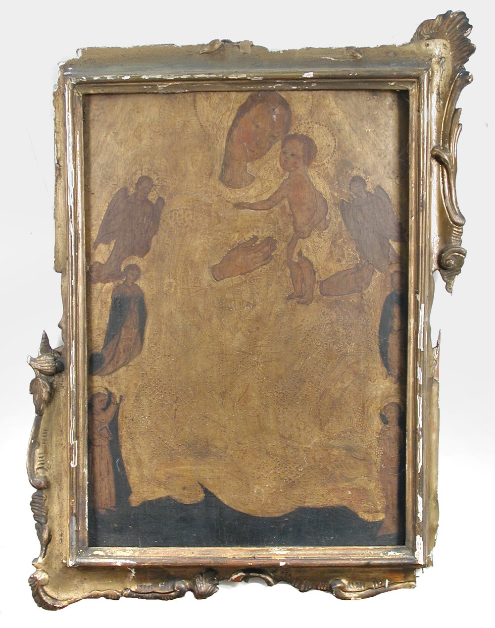 Northern Italian School (15th-16th Century) A devotional icon of the Virgin Mary with the Christ