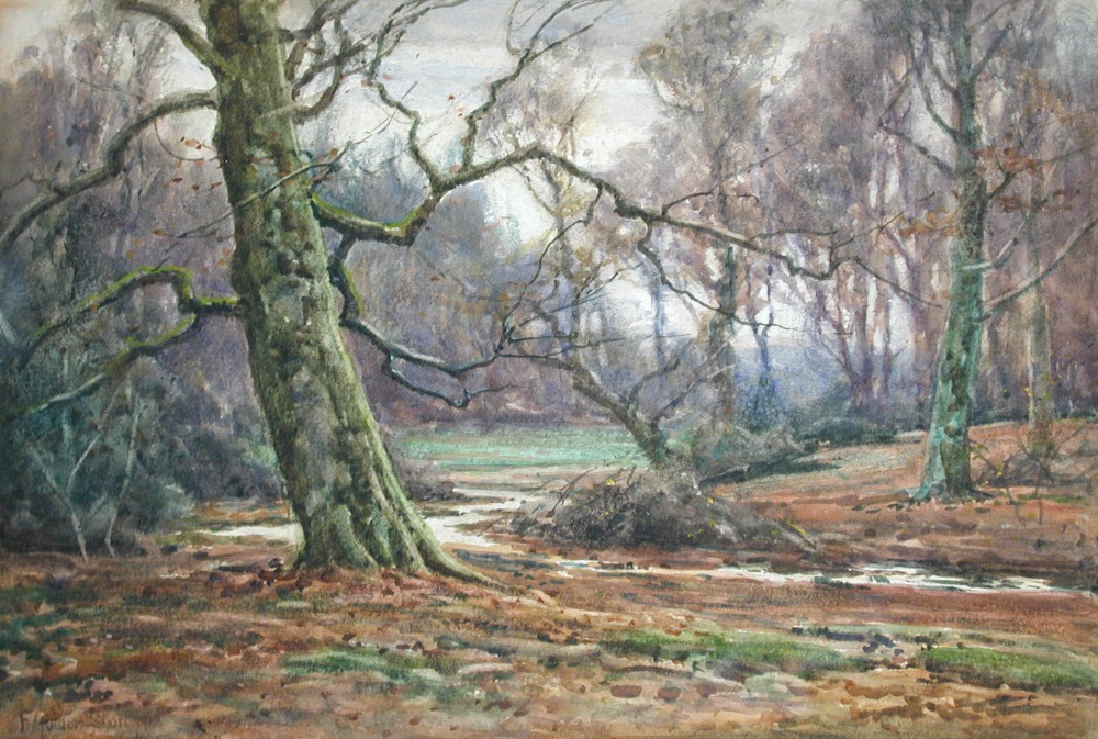 Frederick Golden Short (British, 1863-1936) The New Forest signed lower left "F Golden Short"