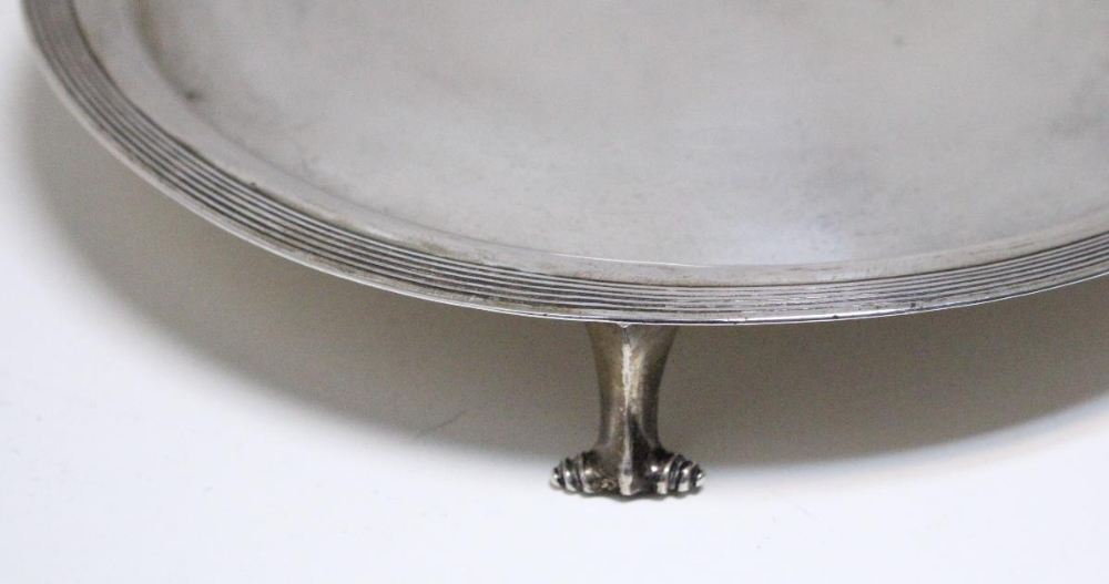 An early 19th century Portuguese silver salver, maker I.I.A., Lisbon, circa 1803 -1813, of plain - Image 2 of 4