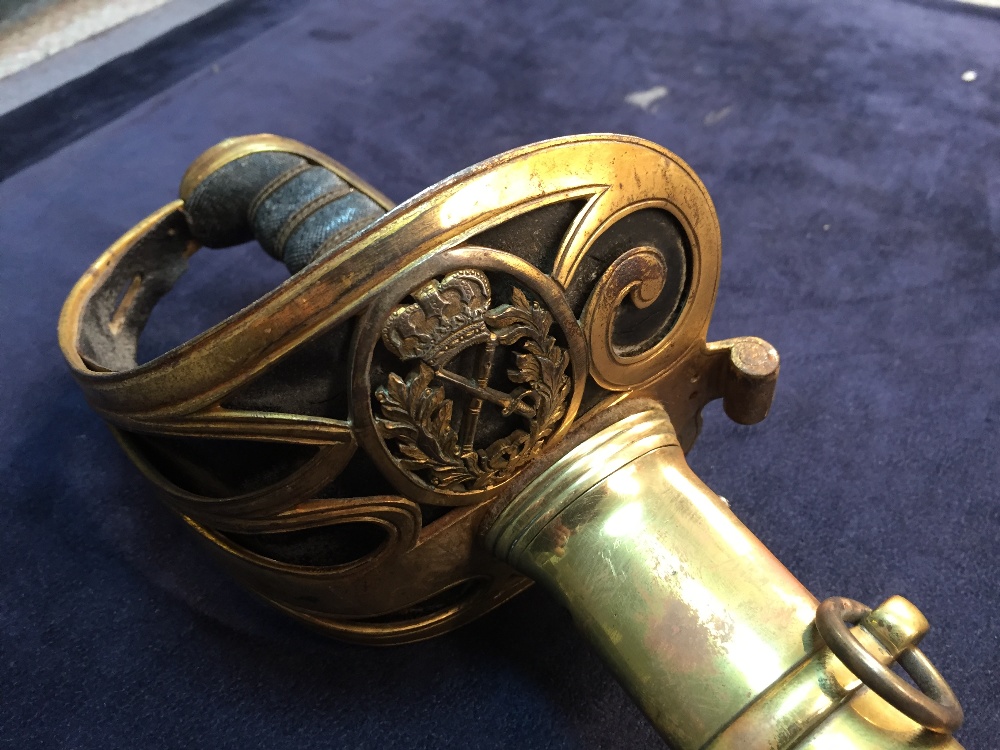 A Victorian Officer's sword by Henry Wilkinson, London, with VR cipher, along with initials and - Image 2 of 10