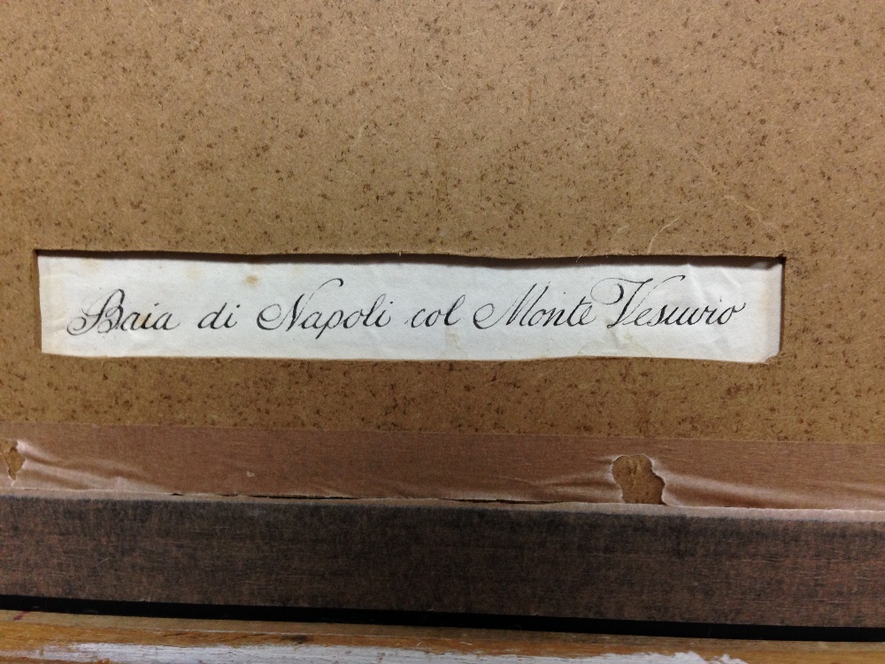 Circle of Gioacchino Lapira (Italian, 1839-1873) La Baia di Napoli col Monte Vesuvio; and Napoli - Image 14 of 14