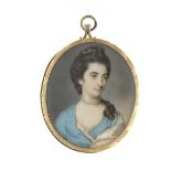 John Smart (British, 1741-1811) Portrait miniature of a Lady, traditionally believed to be Lady