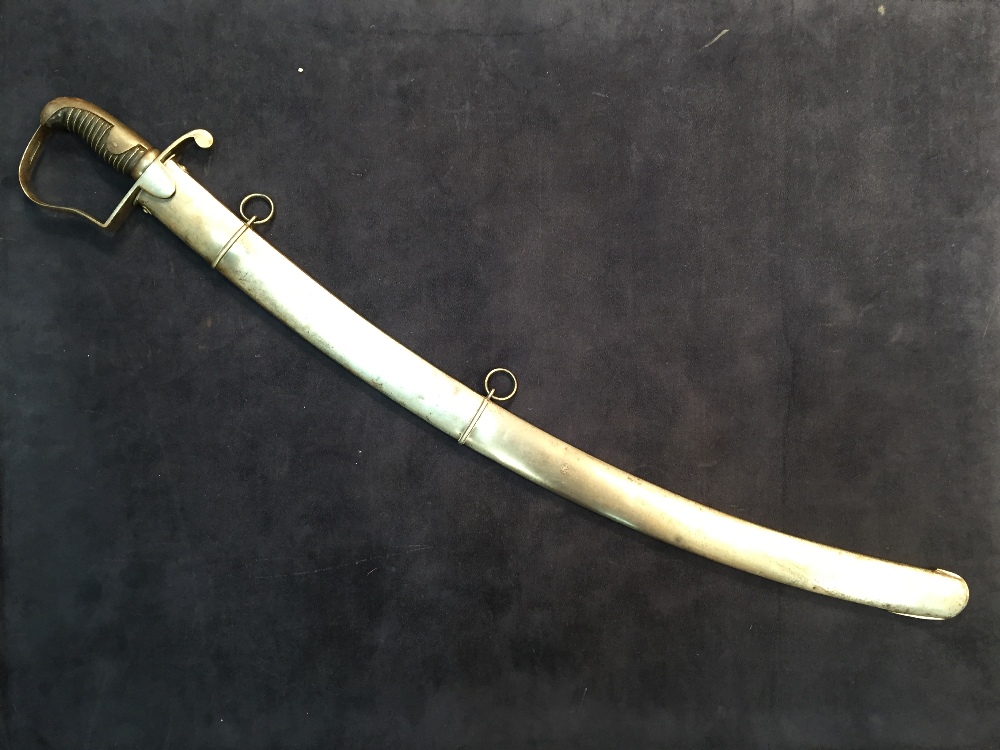 A 19th century 1796 pattern light cavalry sabre by Osborn, marked 'Osborn's Warranted' within an - Image 3 of 3