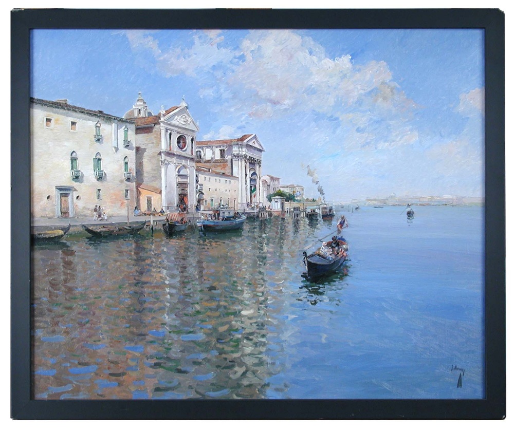 § Jose Checa Galindo (Spanish, b.1950) Venice signed lower right "J Checa" oil on canvas 50 x