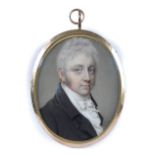 John Smart (British, 1741-1811) Portrait miniature of a Gentleman, traditionally thought to be