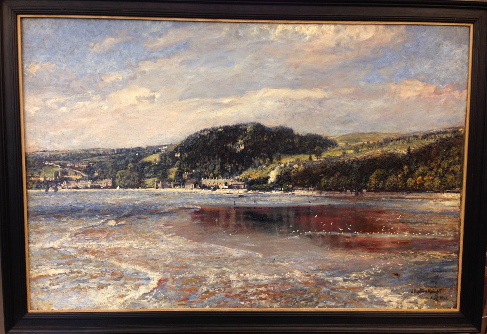 John William Buxton Knight (British, 1843-1908) Views of Arnside, Morecambe Bay; and Grange-Over- - Image 3 of 14