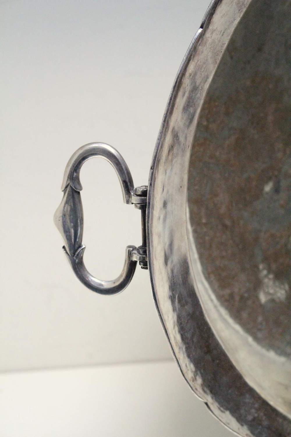 A large shallow metalwares two handled cooking pan, unmarked but believed to be Peruvian, with - Image 3 of 3