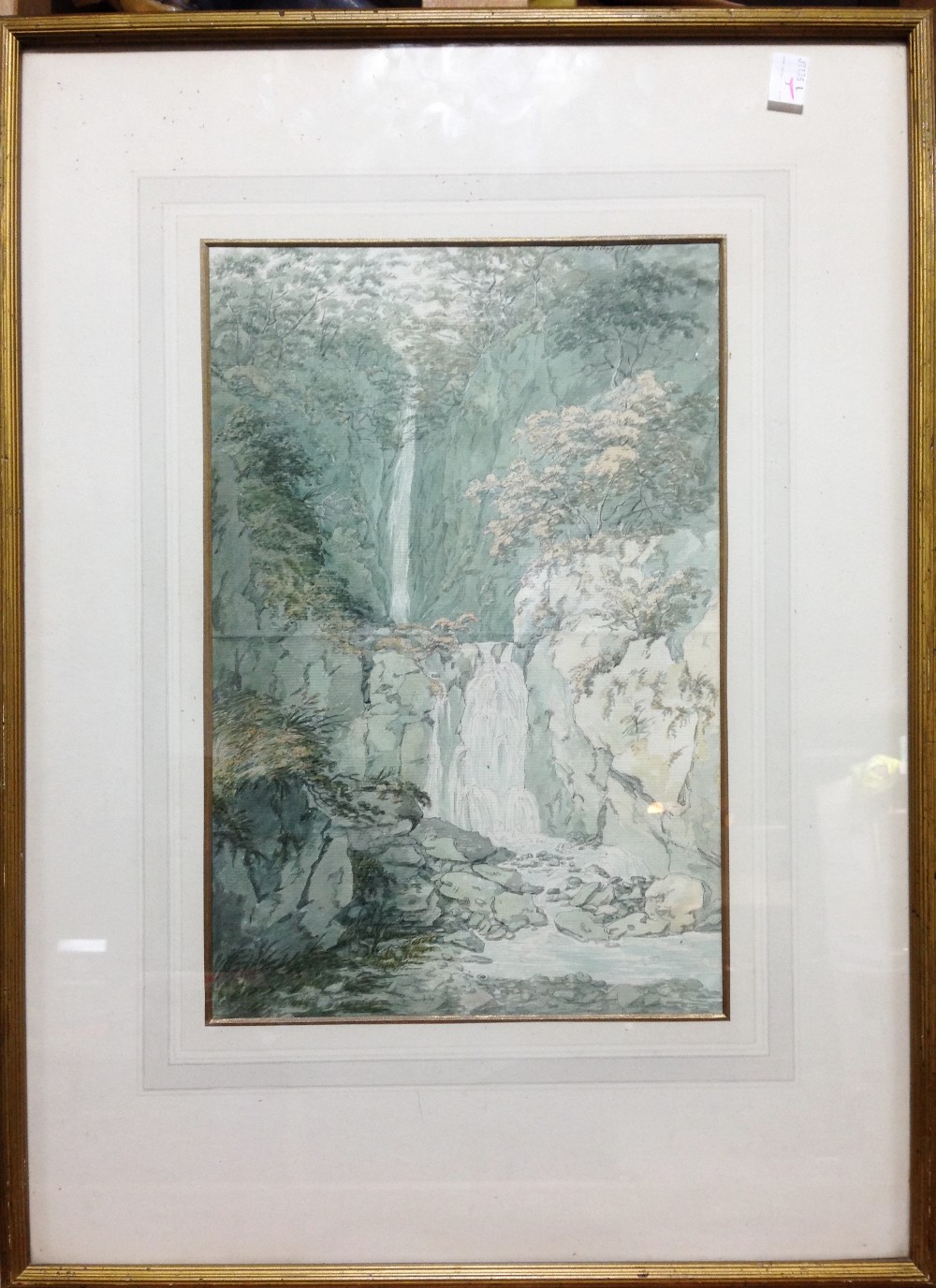 *Amended Description* James Ward, RA (British, 1769-1859) The Cascade inscribed along the top - Image 2 of 6