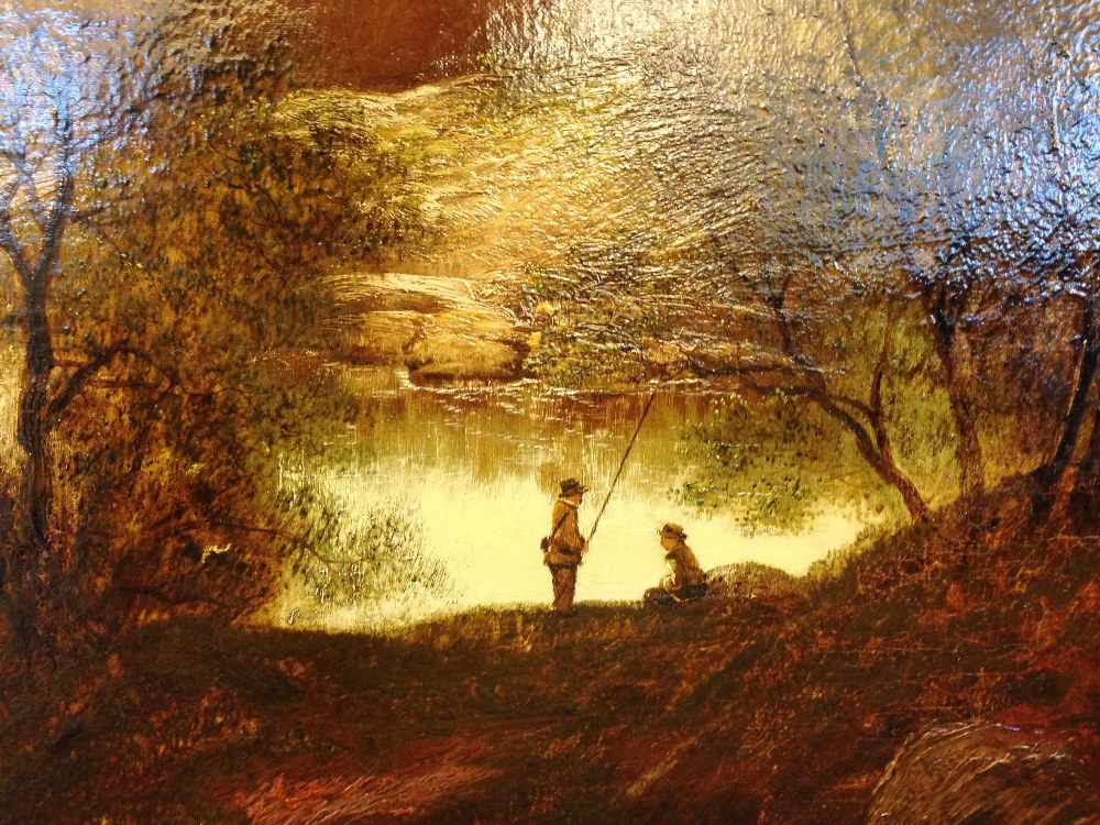 Leslie E B Smythe (British, circa 1875) Highland Sunset signed lower right "Leslie Smythe" oil on - Image 4 of 6