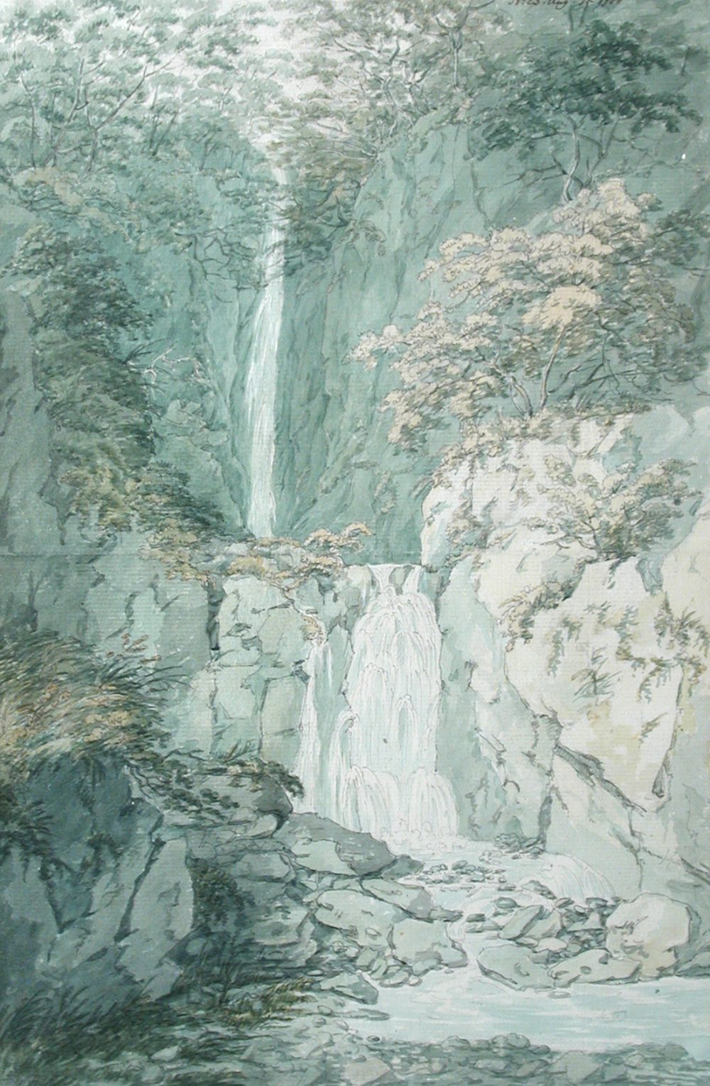 *Amended Description* James Ward, RA (British, 1769-1859) The Cascade inscribed along the top