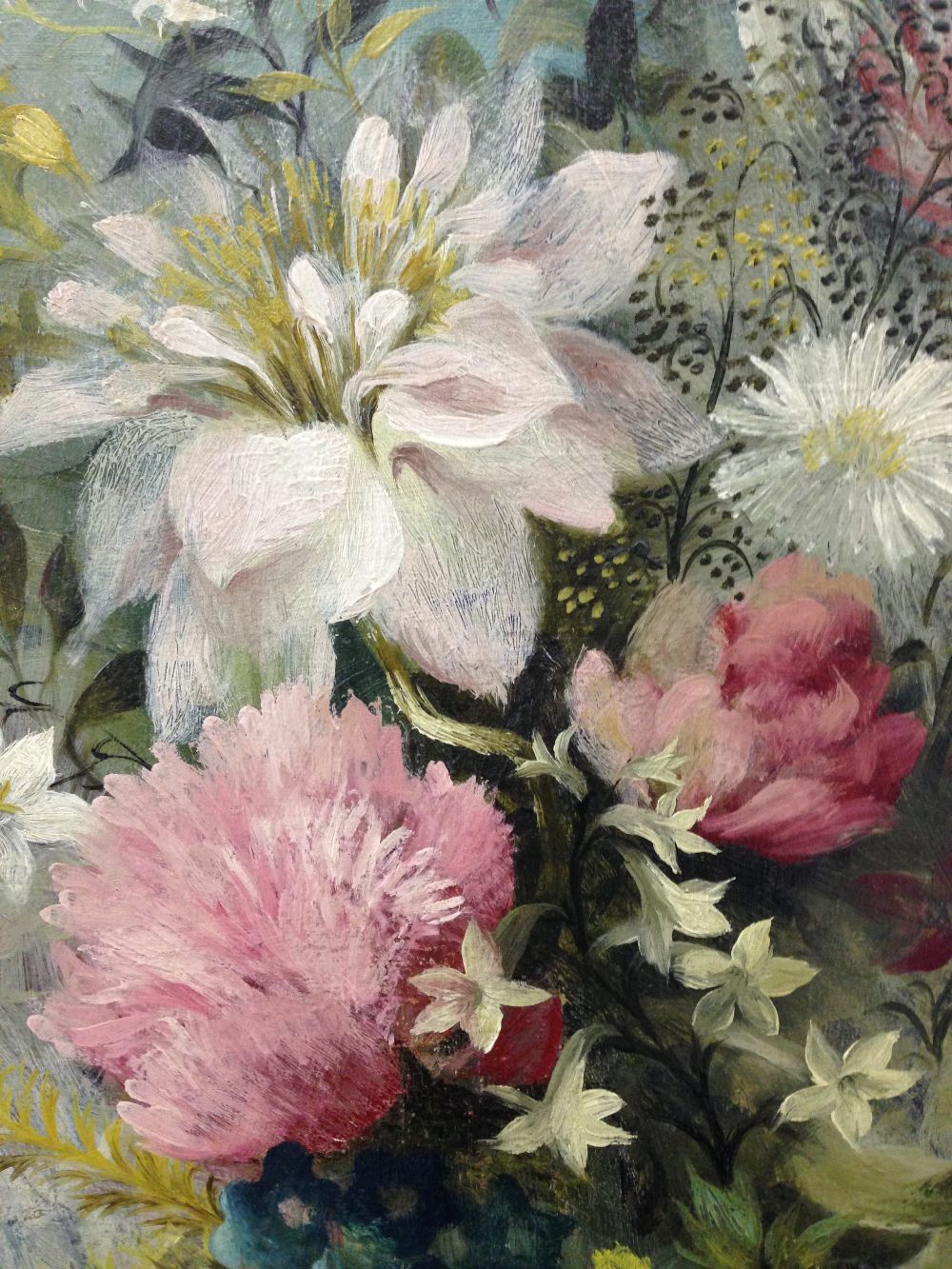 § Mary Fedden (British, 1915-2012) Still life of lilies, peonies, foxgloves and daisies in a vase - Image 3 of 9