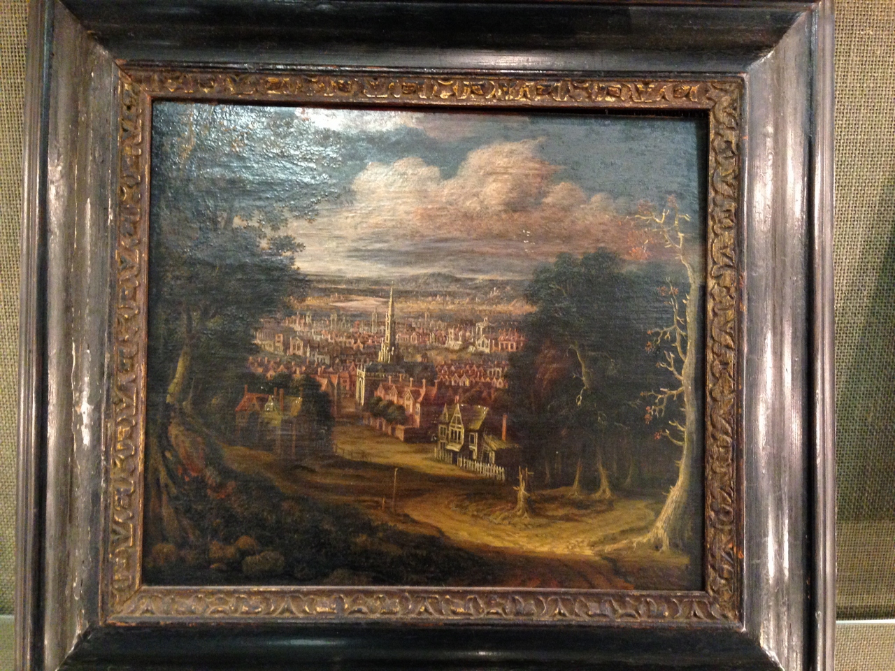 Follower of Jan Griffier the Elder (Dutch, 1645-1718) View of an imaginary Northern European town - Image 2 of 8