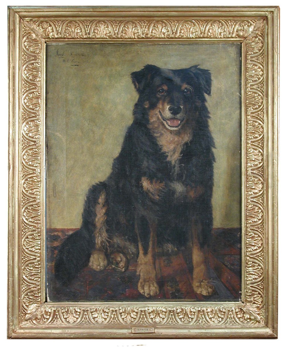 George Paice (British, 1854-1925) Jock, a favourite Collie
signed lower left "G Paice 1876"