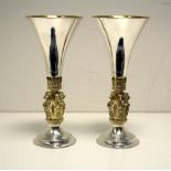 The King's College Chapel Goblet, a pair of goblets designed by Hector Miller and Tim Minett for