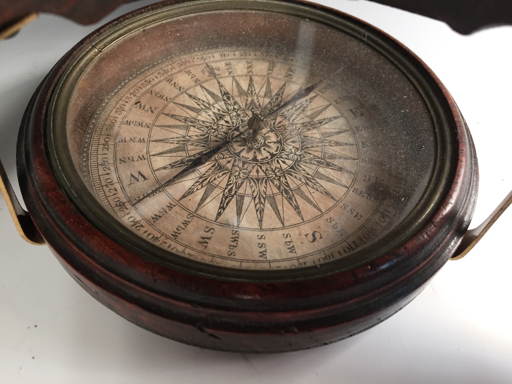 A Bastien terrestrial library globe, modern, on a Regency style mahogany stand with brass casters, - Image 4 of 5