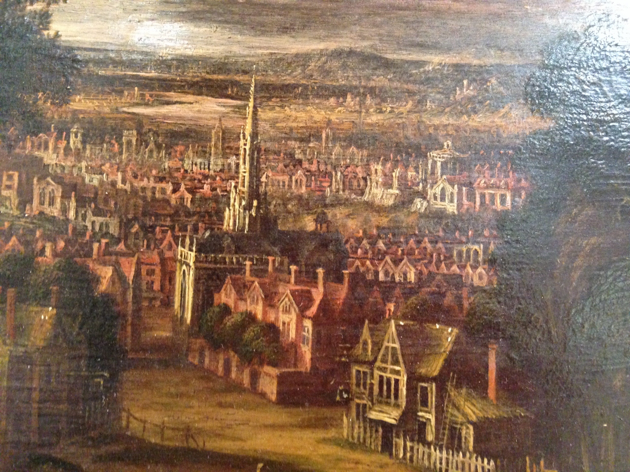 Follower of Jan Griffier the Elder (Dutch, 1645-1718) View of an imaginary Northern European town - Image 3 of 8