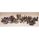Neapolitan School   Neapolitan Nativity figures (60 plus) Ceramic