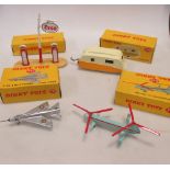 Dinky Toys 737 P.IB Lightning, very good, boxed; 715 Bristol Helicopter, very good, box end slightly