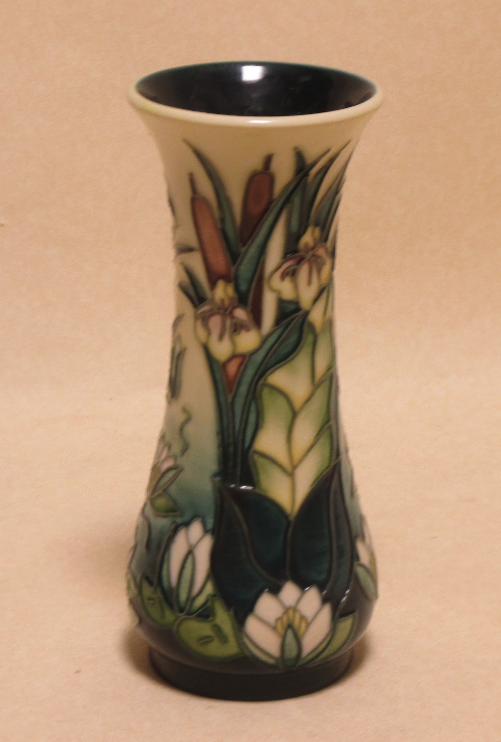 A Moorcroft Water Lily pattern vase, 21cm high