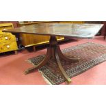 A Regency mahogany pedestal breakfast table, 135cm wide