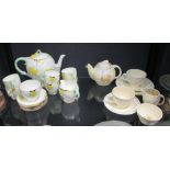 A Paragon tea service and a Susie Cooper breakfast set (a/f)