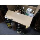 Mixed spirits and flavoured liqueurs etc, a box