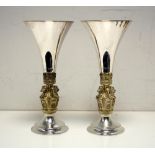 The King's College Chapel Goblet, a pair of goblets designed by Hector Miller and Tim Minett for