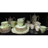 A Royal Doulton porcelain coffee set, together with various other porcelain etc