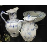 Various Royal Copehagen blue fluted, plain and half-hoopo porcelain