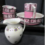 Wilkinson Spring pattern wash set and other similar china wares