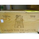 Chateau Latour, Pauillac 1er Cru 1998, twelve bottles in owc (ex. The Wine Society)