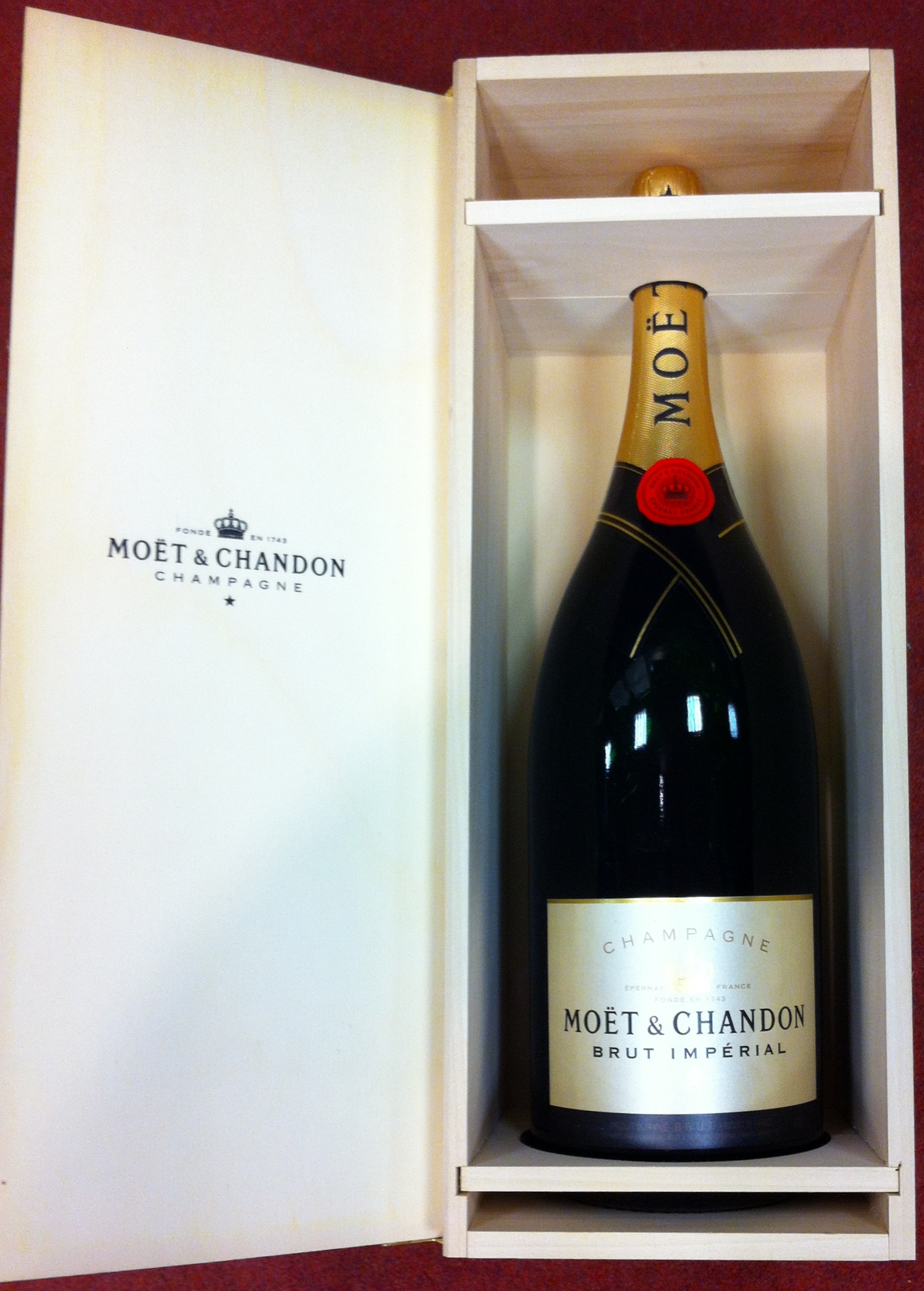 Moet et Chandon Champagne NV, one Methuselah (600cl) in owc