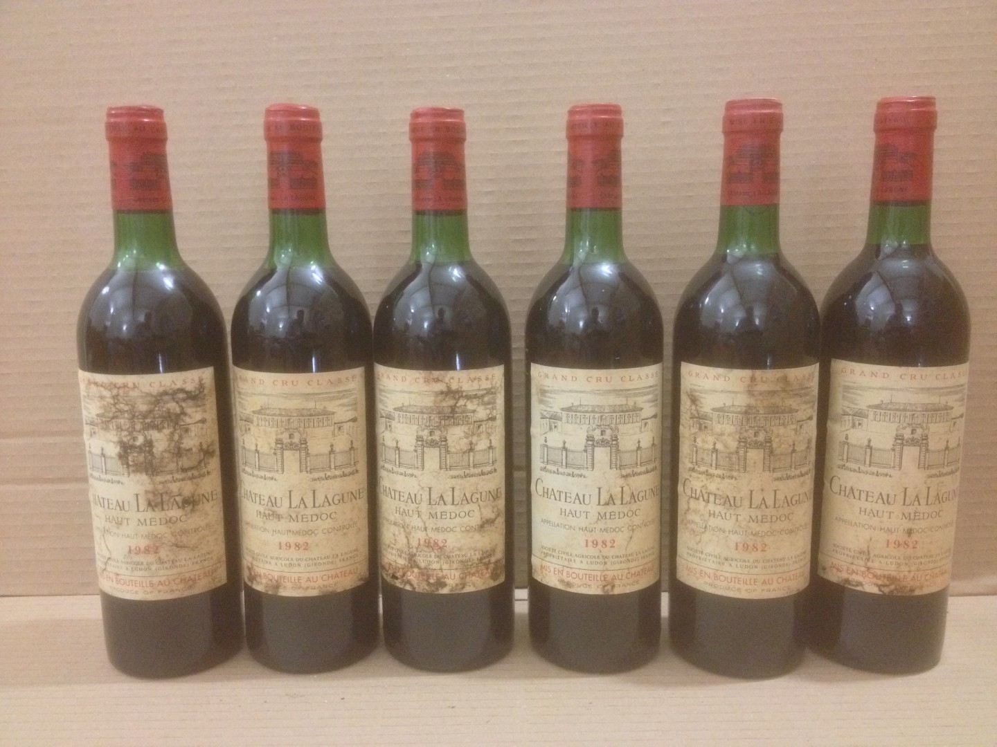 Chateau La Lagune, Haut Medoc 3eme Cru 1982, twelve bottles (labels slightly cellar stained; levels: - Image 3 of 3