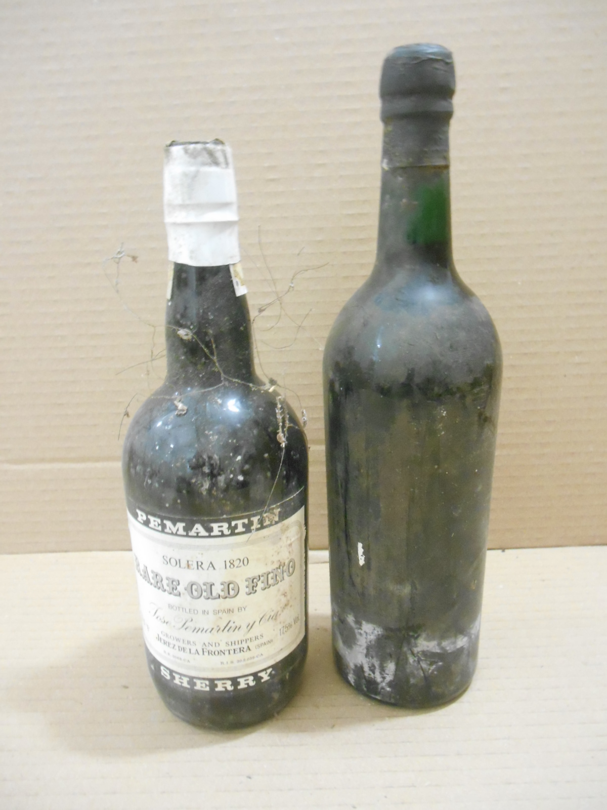 Warre's Vintage Port 1966, one bottle (in neck); Pemartin Rare Old Fino Sherry, Solera 1820, three