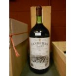 Sandeman's Claret, Bordeaux AC 1978, a 5 litre bottle in owc