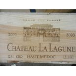 Chateau La Lagune, Haut-Medoc 3eme Cru 2003, twelve bottles in owc. Removed from a private cellar in