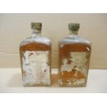 Bulloch Lades Old Rarity Scotch Whisky, 75% proof, two flask shape bottles (approx. 50-60cls) (2)