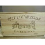 Vieux Chateau Certan, Pomerol 1998, six bottle owc (ex. The Wine Society)