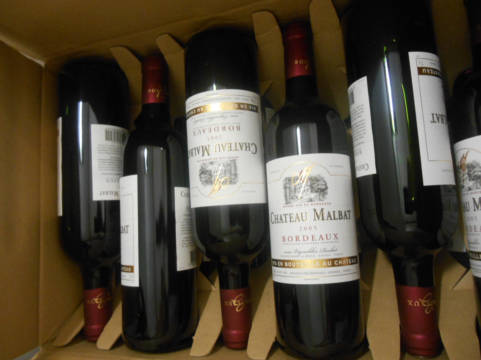 Chateau Malbat, Bordeaux 2005, twelve bottles in carton